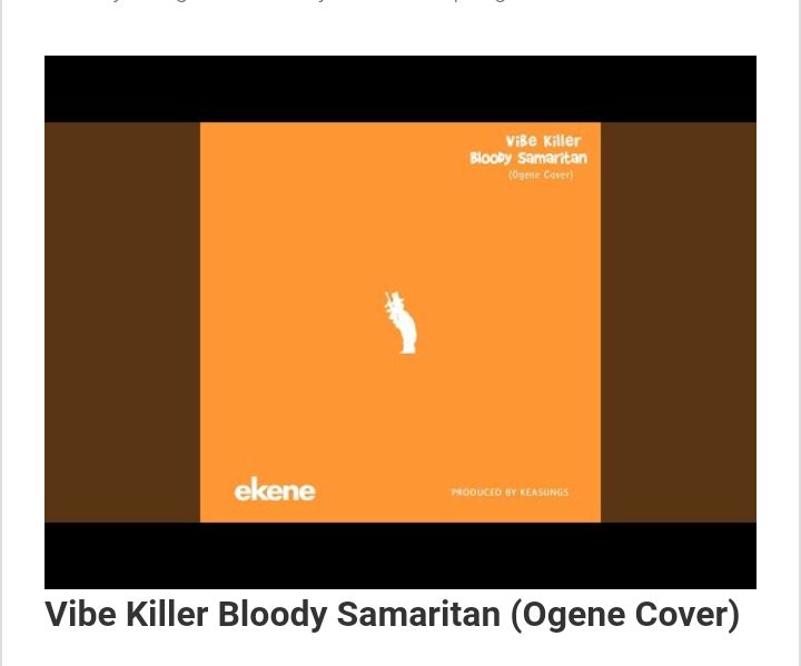 Ekene Vibe Killer Bloody Samaritan Ogene Cover mp3 download