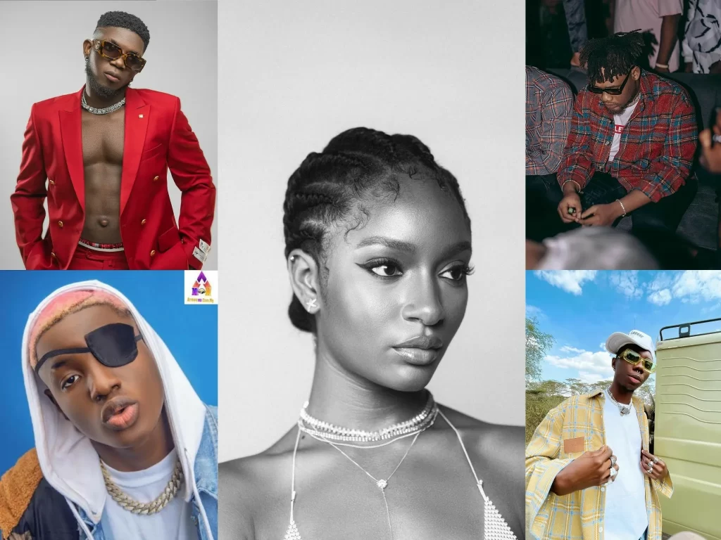 Nigerian musicians on the rise that have been nominated for the 'Next Rated Artists of the 15th Headies Award Africa' in 2022.