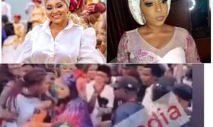 Mercy Aigbe and Lara Olukotun a Lagos socialite fight nasty at an event over gbol@ Iyabo Ojo pitches tent with Lara Video