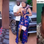 Netizens left in shock as lady shows herself and shows what nearly killed her VIDEO