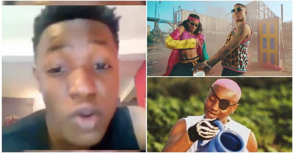 Before fame and eye patch: A throwback video of Ruger freestyling Wizkid's popular song "Soco" draws comments.