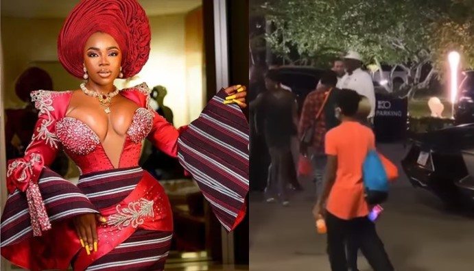 A video shows Ashmusy and Dino Melaye at the same hotel, even though she said she had never met him. [Video]
