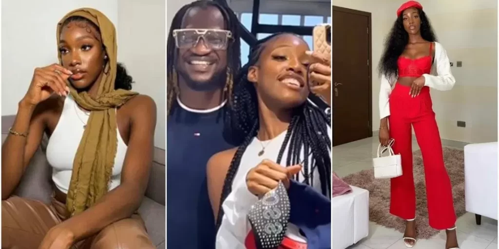 Ivy Ifeoma, Paul Okoye's girlfriend, reacts after being referred as "broomstick."