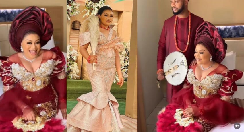 Pictures and Video from Nkiru "Ble Ble" Sylvanus's celebrity-studded traditional wedding