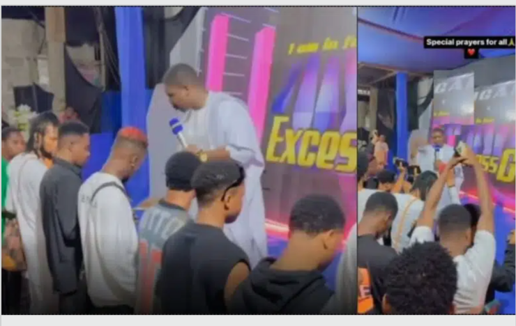 “Na who give me money, I go dey pray for” — Pastor says during special prayer for yahoo guys (Video)