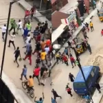 Watch the angry moment Ojo residents enter the streets to agitate against thuggery and disenfranchisement