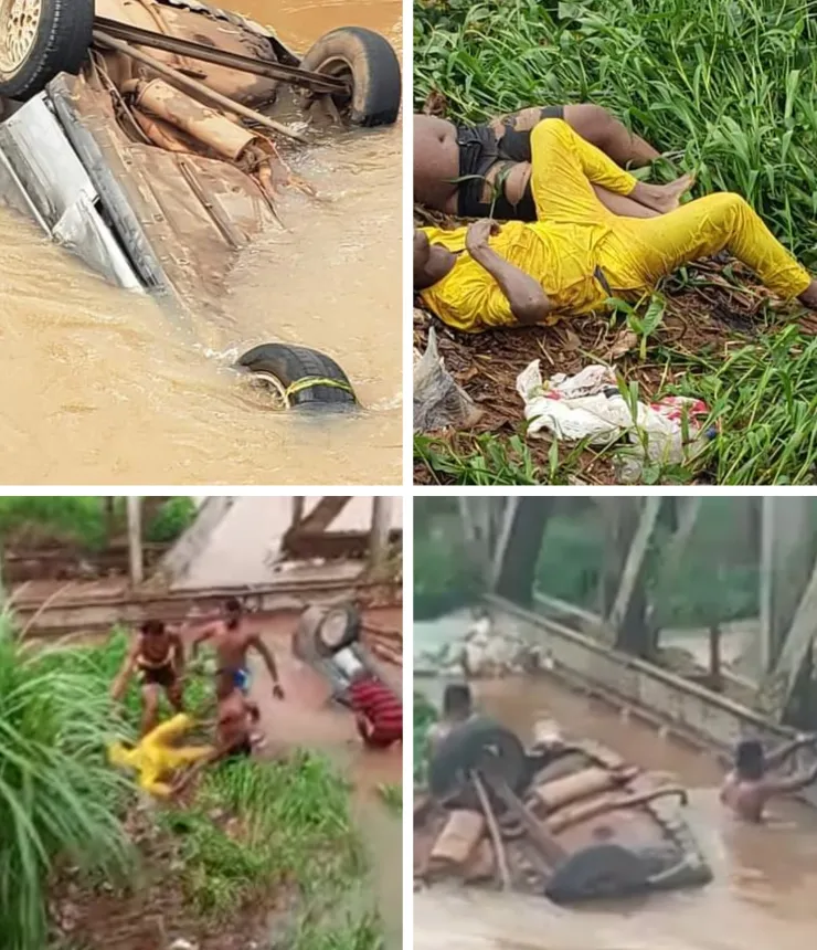Two perish as car sinks into river in Edo (video)